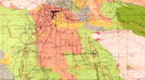 Carta geologica della Grass Valley