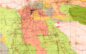 Carta geologica della Grass Valley